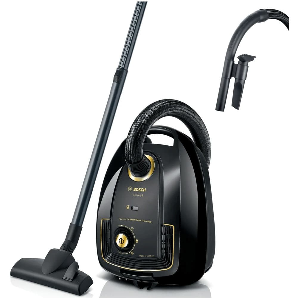 Bosch Bagged Vacuum Cleaner 2200 Watt -  4 Liter - Black - BGL38GOLD