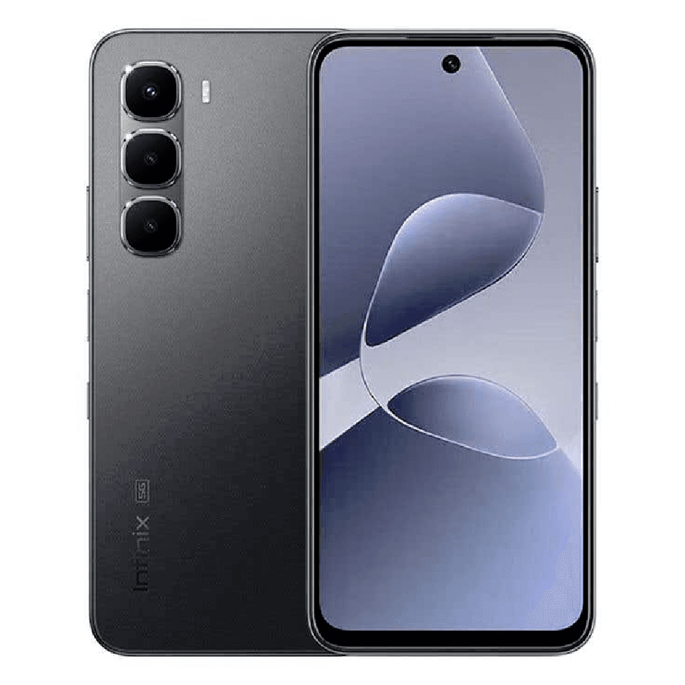 Infinix Hot 60 Dual SIM, 128GB, 6GB RAM, 5G - Sleek Black