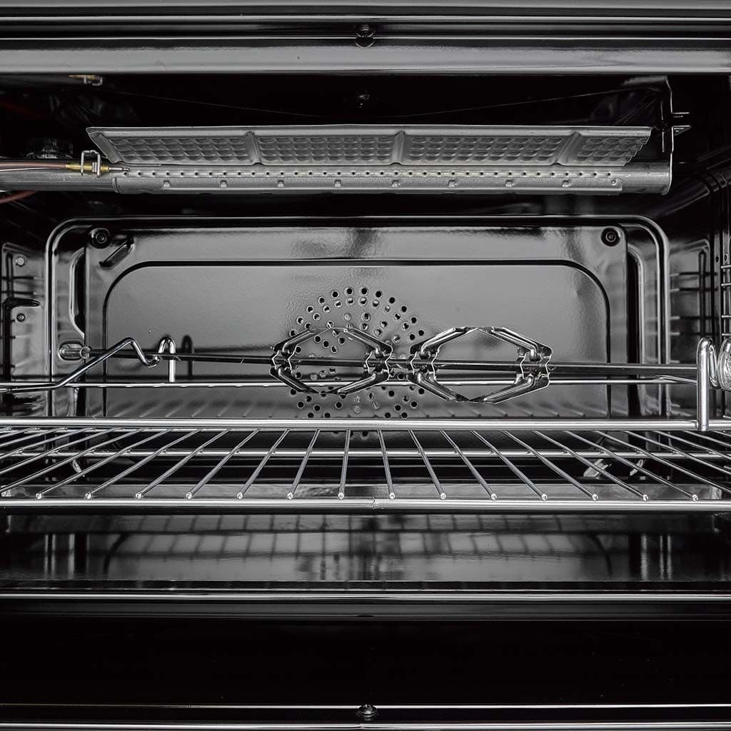 Lagermania Gas Cooker, 5 Burners, 90x90x60 cm, 9M10G4A1X4AWW - Silver