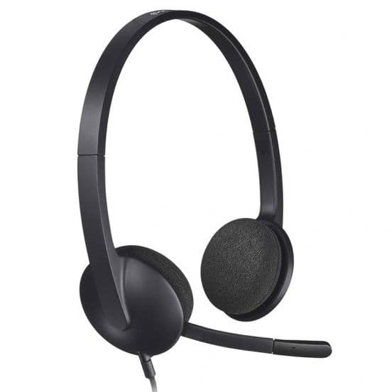 Logitech Corded Headset H340 - Black
