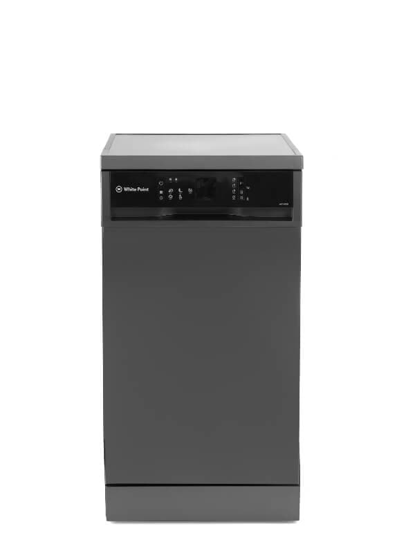 White Point Dishwasher, 10 Place Settings, 5 Programs, Digital, WPD105DB - Dark Grey
