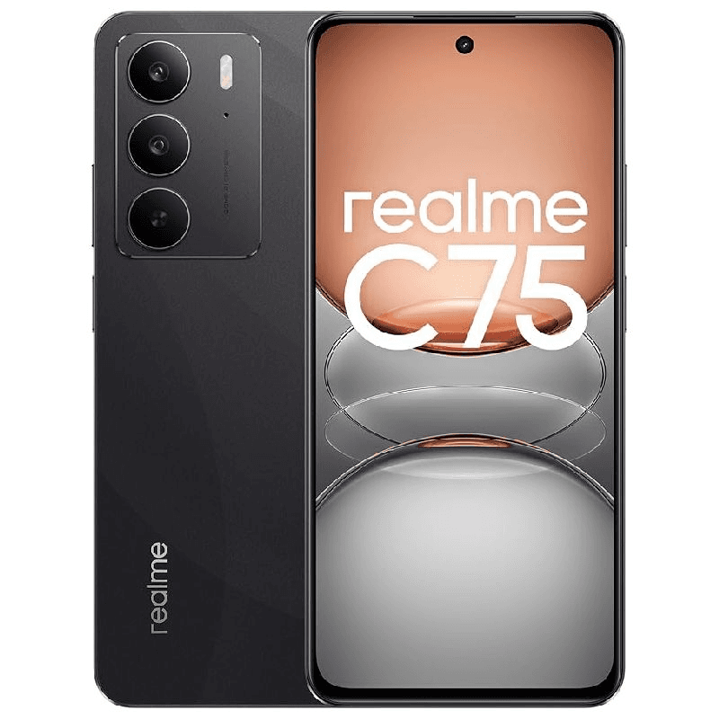 Realme C75, 128GB, 8GB RAM, Dual SIM, 4G, Black