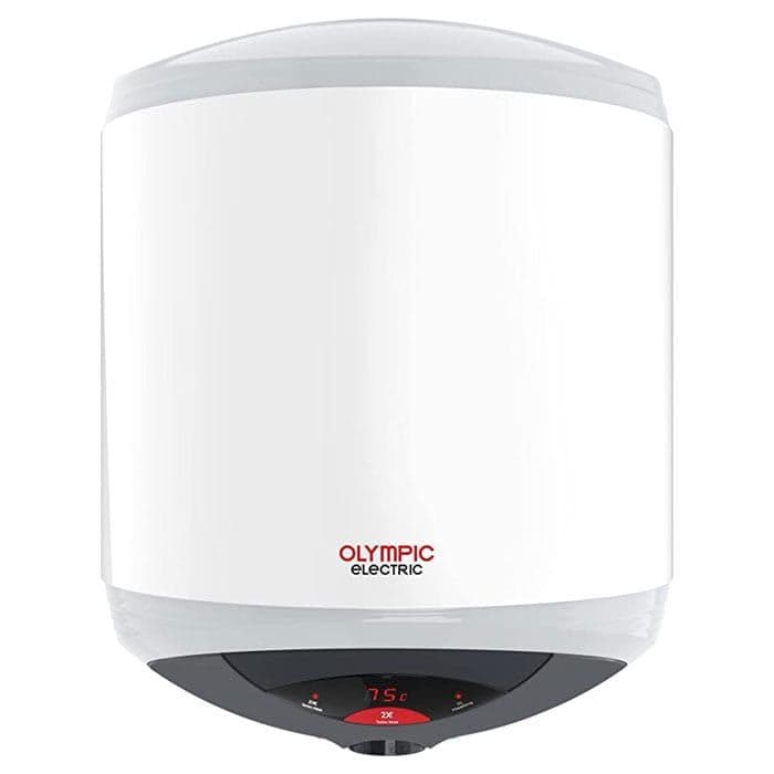 Olympic Hero Turbo Electric Water Heater, 50 Liters, Digital, 5437 - White