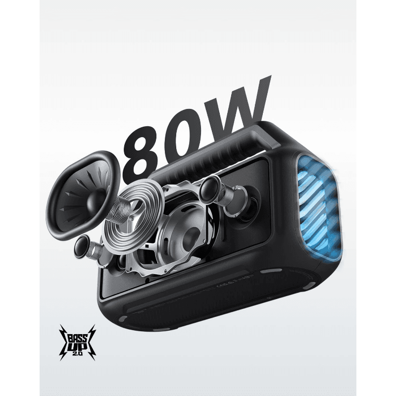 Anker | Soundcore Boom 2 Portable Bluetooth Speaker , A3138011 - Black 