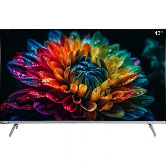فريش تلفزيون ذكي بدون إطار، 43 بوصة، تقنية LED، دقة FHD، 43MF423C - أسود