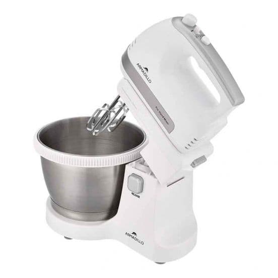 Armadillo Mixer Stand, 3.5 Liter, 500watt, 5 Speed - White, ARM-SDA-HMIXB-WH-009