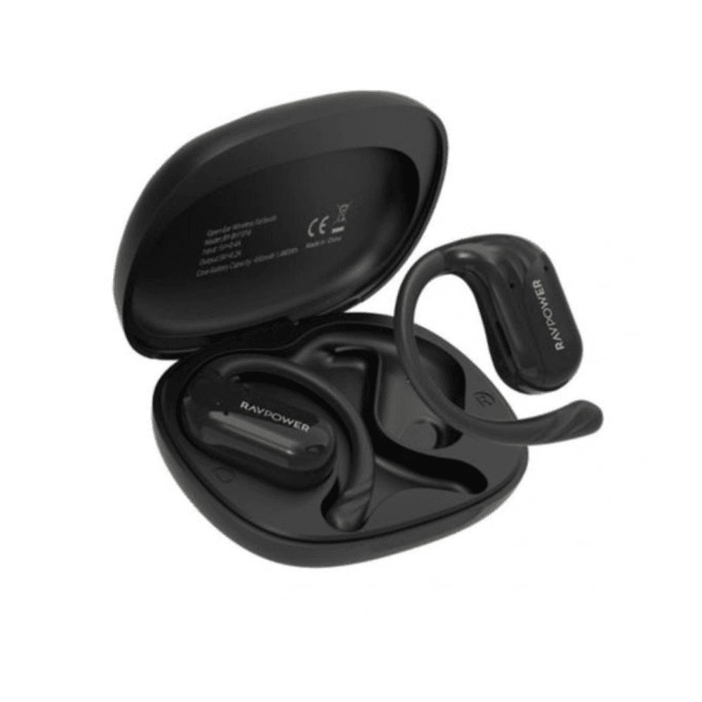 RavPower RP-BH1016 Open-Ear True Wireless Bluetooth Earbuds - Black