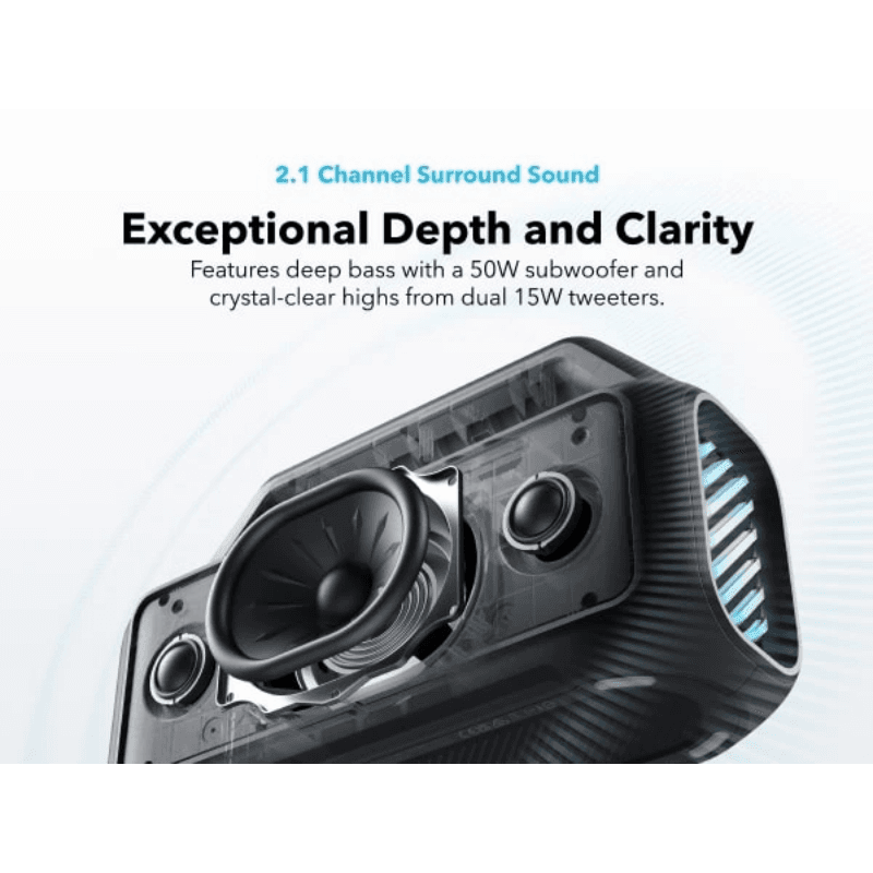 Anker | Soundcore Boom 2 Portable Bluetooth Speaker , A3138011 - Black 