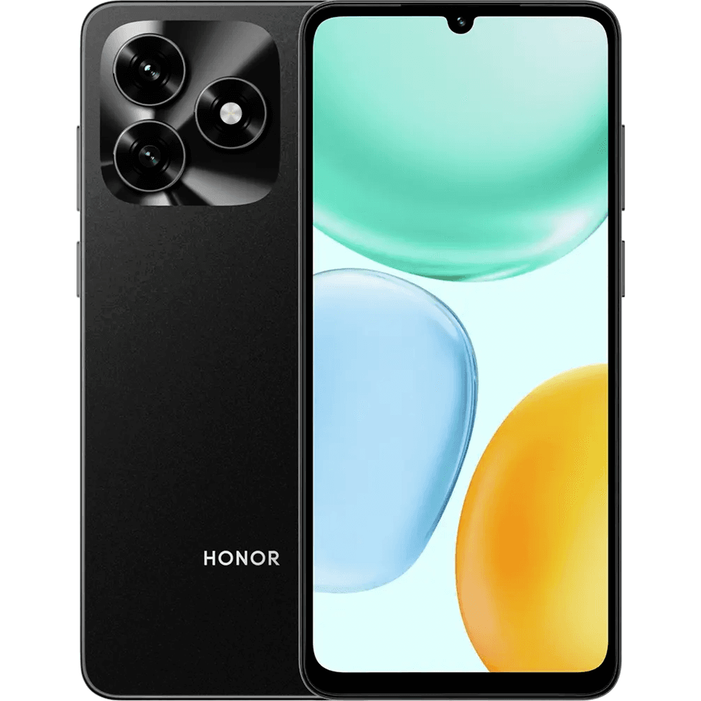 Honor X5c Plus Dual SIM, 128GB, 4GB RAM, 4G LTE - Midnight Black