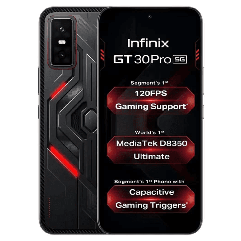 Infinix GT 30 Pro Dual SIM, 512GB, 12GB RAM, 5G - Dark Flare