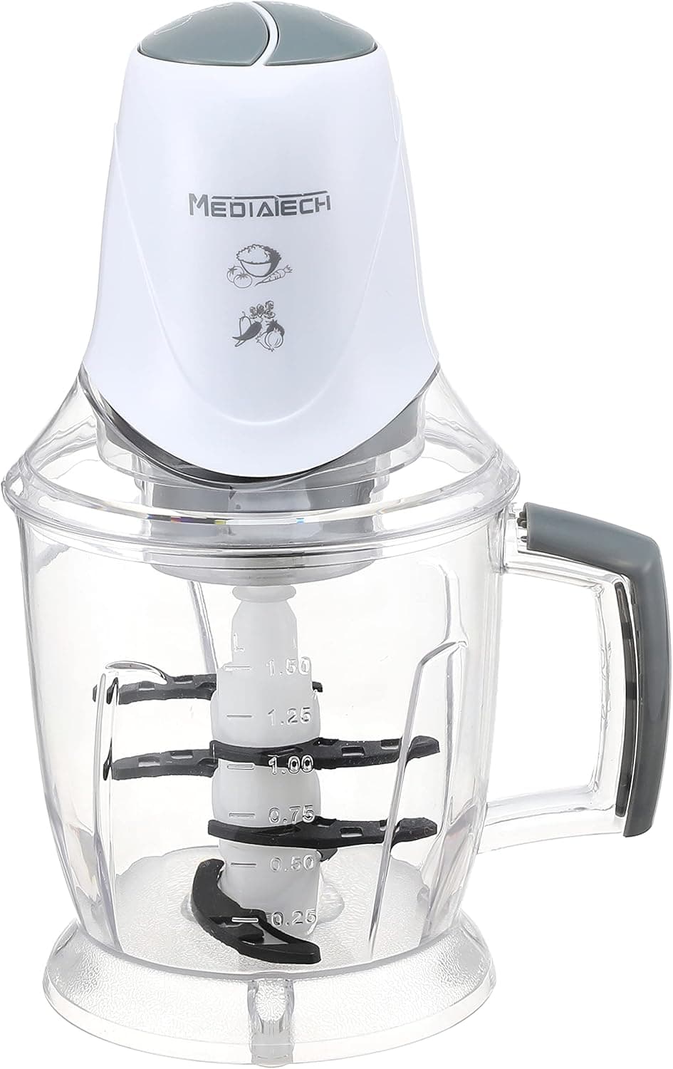 Media Tech Chopper, 700 Watt, 1.5 Liter, MT-CR20 - White