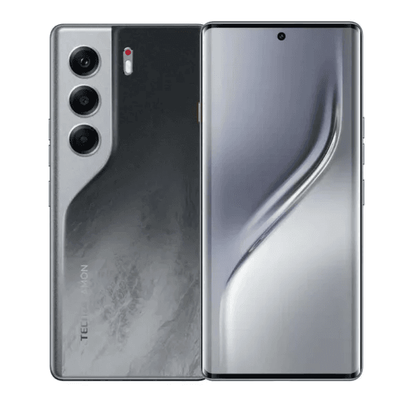 Tecno Camon 40 Pro Dual Sim, 256GB, 12GB RAM, 5G - Galaxy Black, Free Gift Included Tecno Buds 4 | ANC Gift