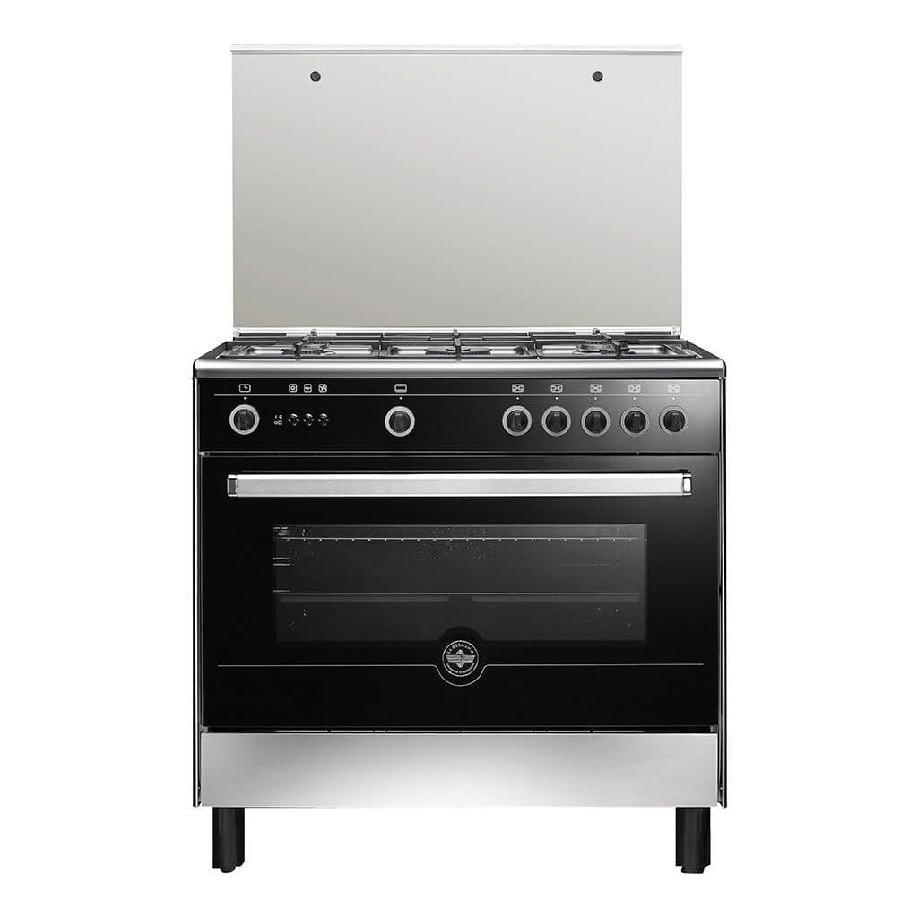 Lagermania Gas Cooker, 5 Burners, 90x90x60 cm, 9N10GUB1X4AWW - Silver