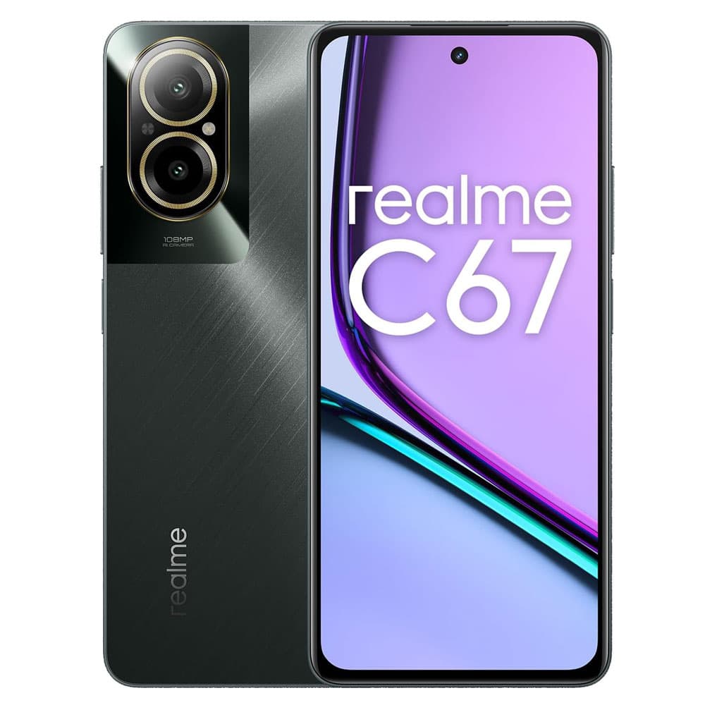 Realme C67 - 8GB RAM - 256GB - Black (Official Warranty)