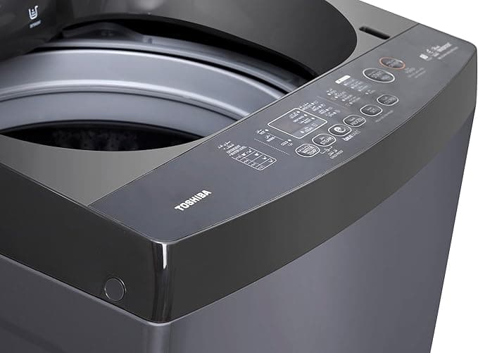 Toshiba Aw-Duk1300Kupeg(Mk) Top Loading Washing Machine, 13 Kg, Ufb System And Great Waves Technology - Gray