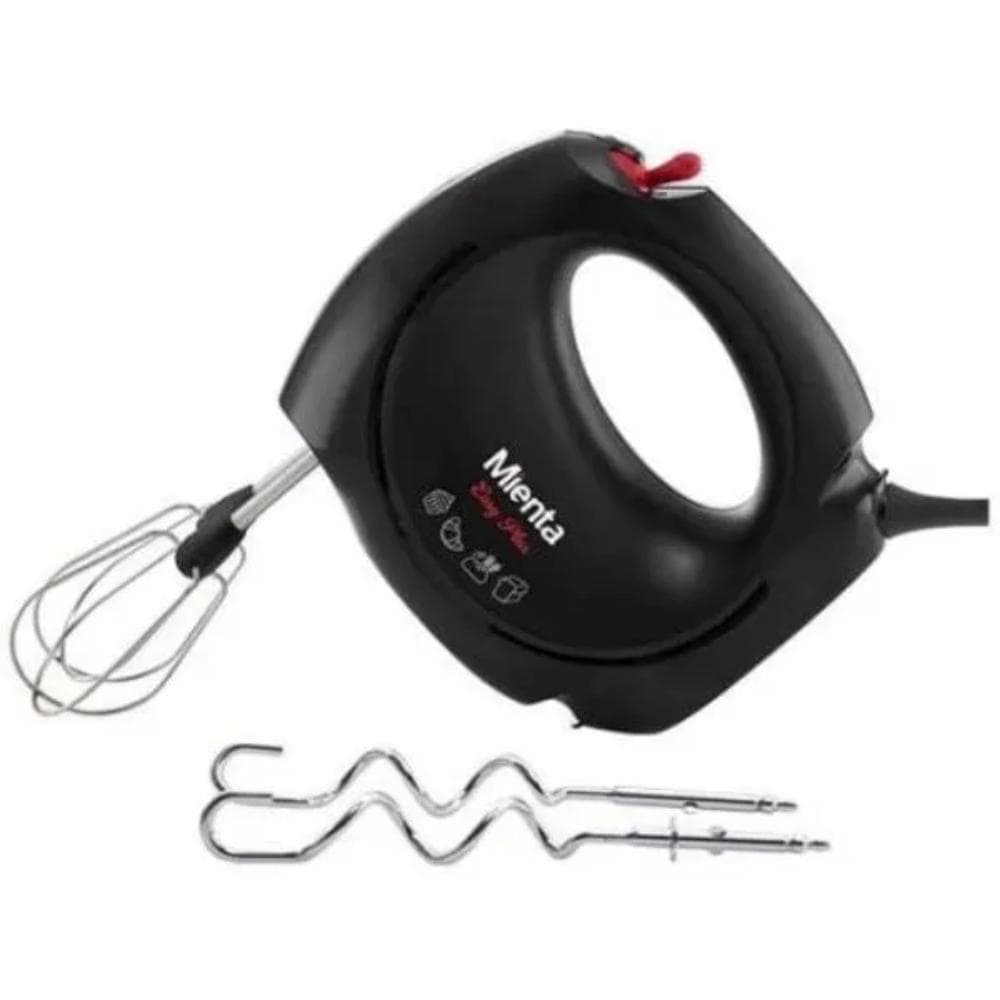 Mienta Easy Plus Hand Mixer, 200 Watt, Black - BT-BM1B
