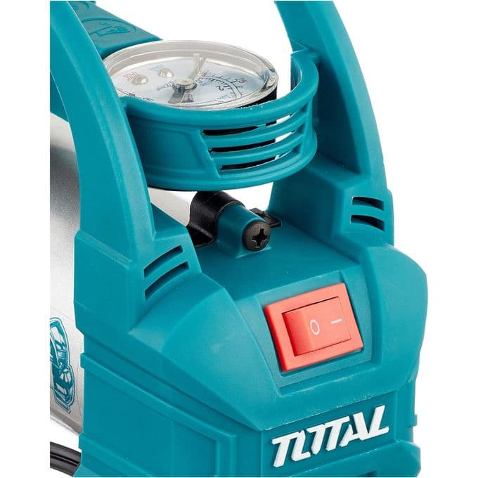 Total 12V Portable Air Compressor, Green - Model TTAC1406