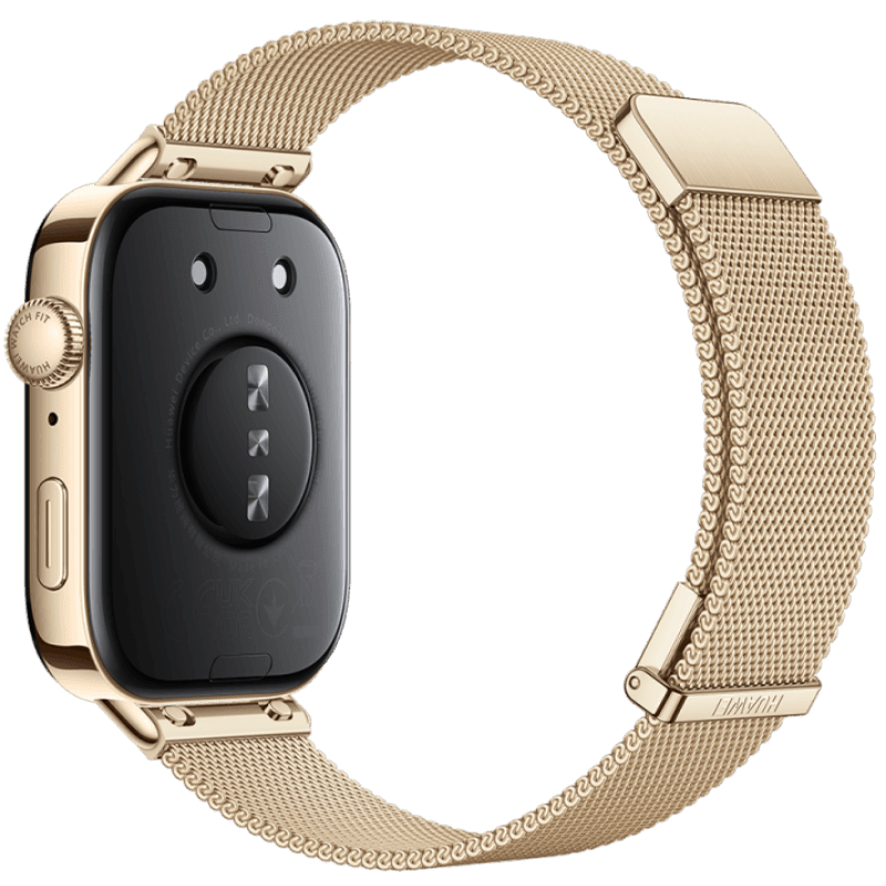 Huawei Smart Watch Fit 3 NFC Edition , 1.82" AMOLED Screen , Waterproof , Gold Milanese Strap , Gold , SLO-B19