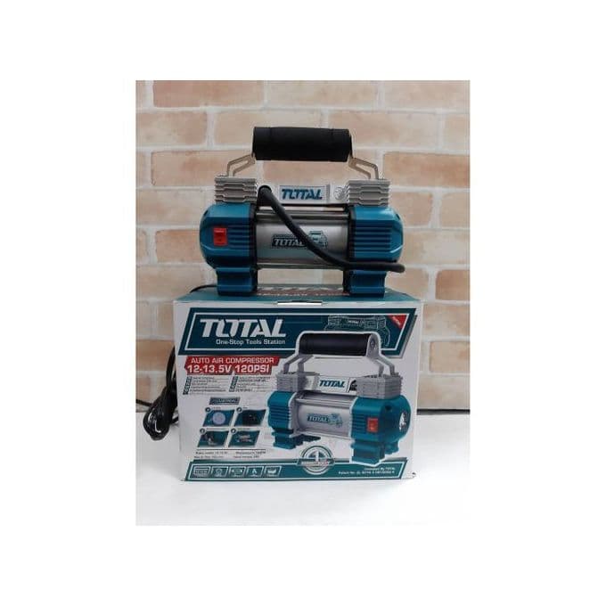 Total Automatic Air Compressor, 2 Cylinder - Blue, TTAC2506