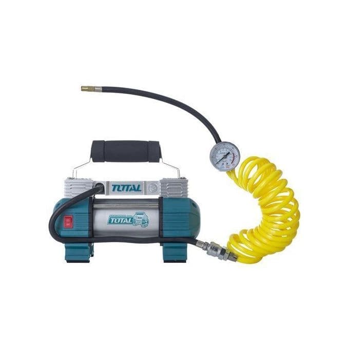 Total Automatic Air Compressor, 2 Cylinder - Blue, TTAC2506