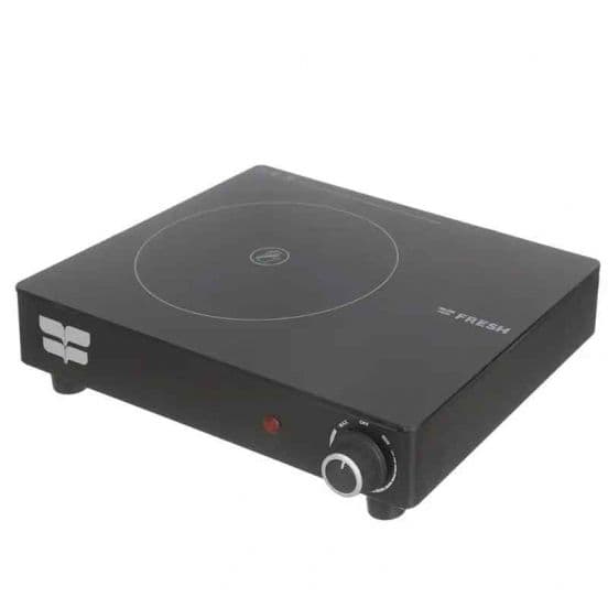 Fresh Ceramic Hob, 1 Burner, 2000 Watt, Stainless Steel - WB-JTJ-41