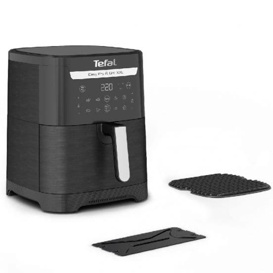 Tefal Easy Fry And Grill XXL Digital Air Fryer, 6.5 Liters, 1800 Watt, EY8018EG - Black