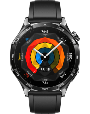 Huawei Watch GT5 Smart Watch, 46mm - Black, International Warranty