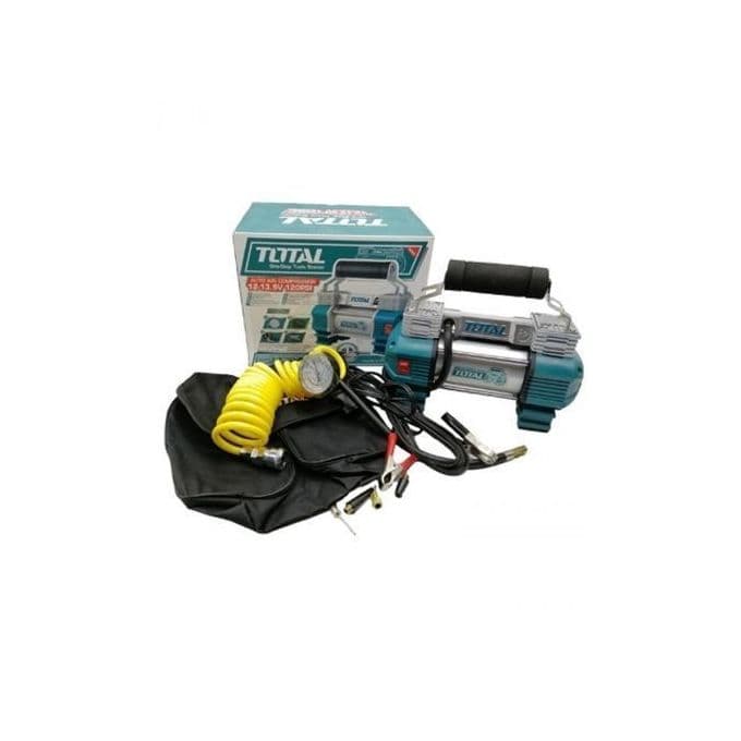 Total Automatic Air Compressor, 2 Cylinder - Blue, TTAC2506