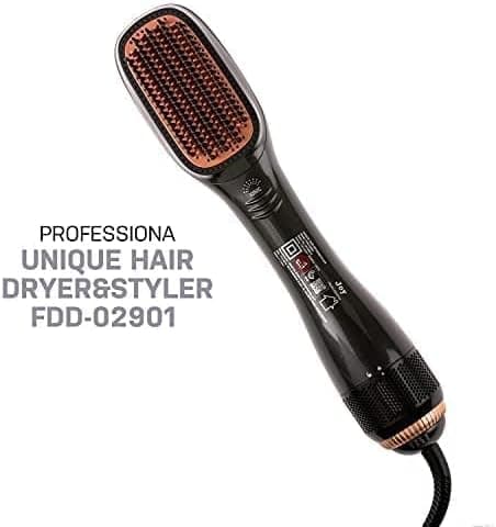 Joy Air dryer and hair styler, 1200 Watt - Black, FDD-02901