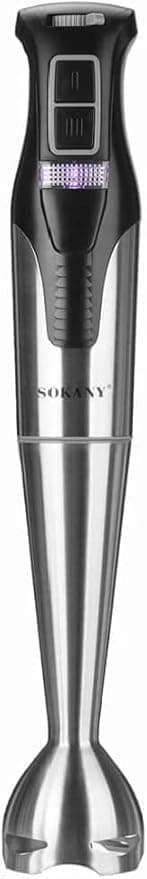 Sokany Hand Blender, 1200 Watt, Black Silver - SK-758