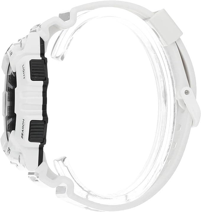 Casio Analog-Digital Watch for Men, Resin Band - White, AQ-S810WC-7AVDF