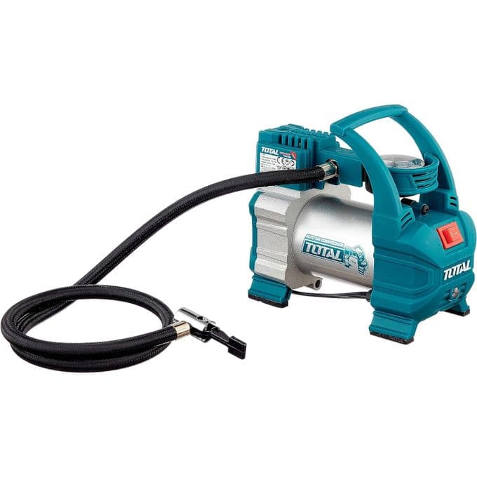 Total 12V Portable Air Compressor, Green - Model TTAC1406