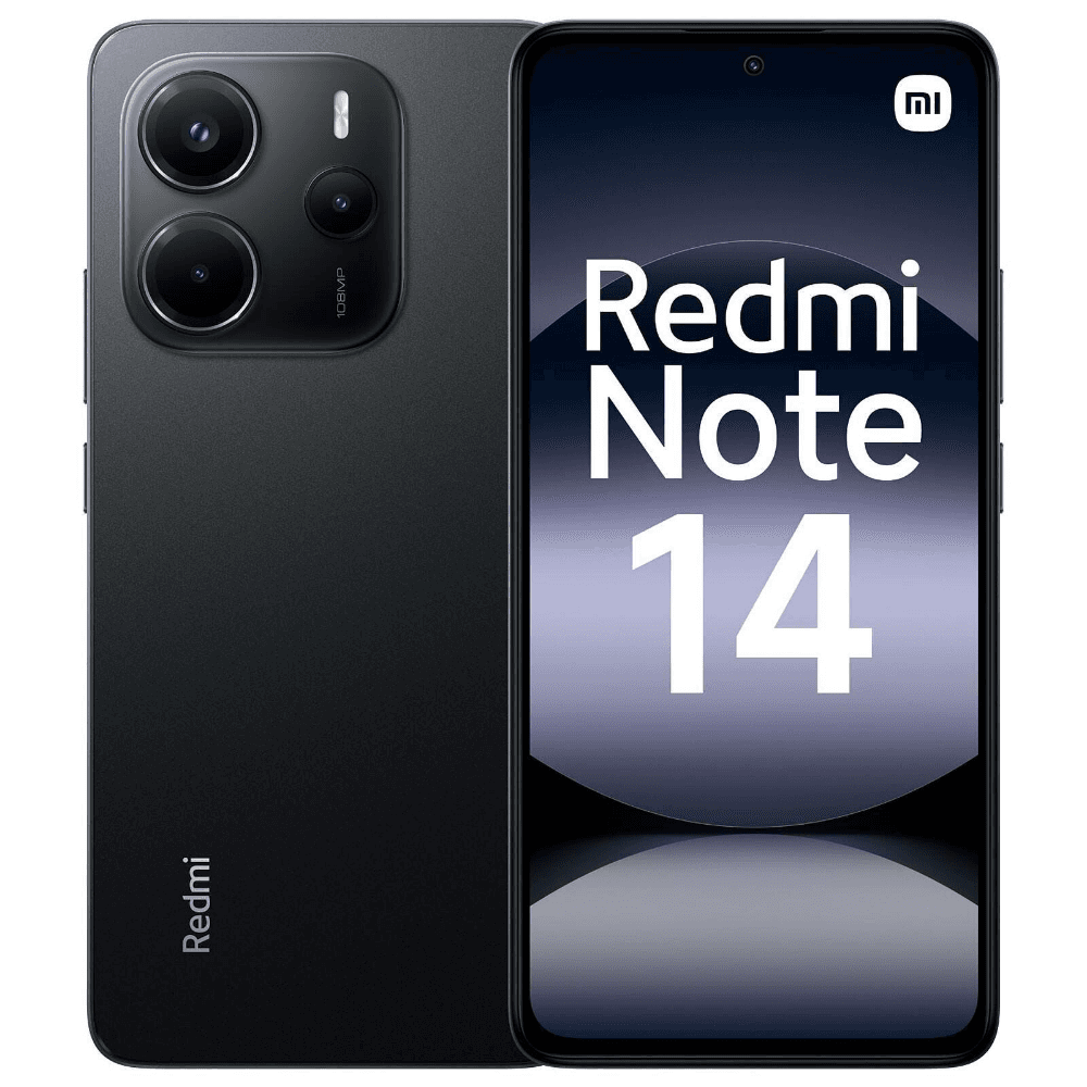 Xiaomi Redmi Note 14 Dual SIM, 256GB, 8GB RAM, 4G LTE - Midnight Black