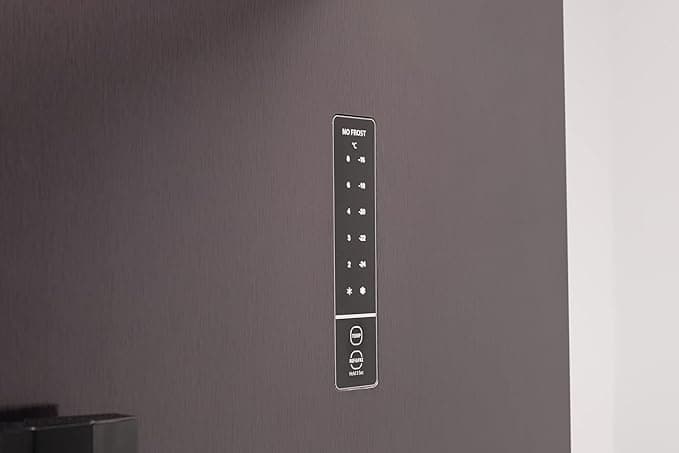 Toshiba Digital No Frost Vertical Freezer, 238 Liters, 7 Drawers, Grey - GR-RU312WE-DMN(37H)