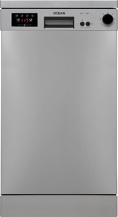 Ocean Dishwasher, 45 cm, 10 Place Settings, ODT 454 D VXB - Dark Silver