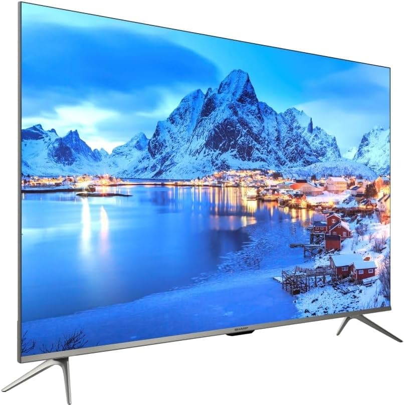 Sharp 55 Inch 4K LED Frameless TV 4T-C55DL6EX Android with Built-in Receiver