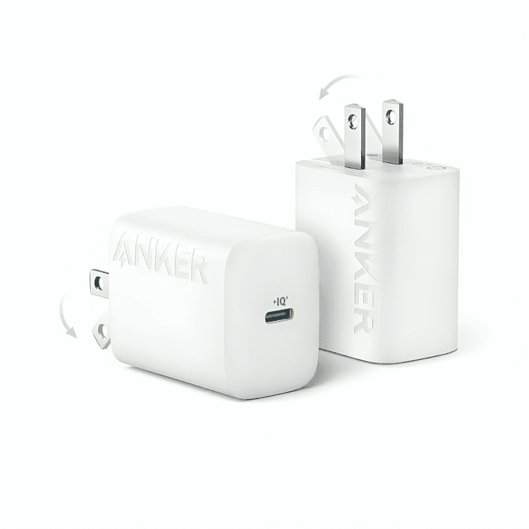 Anker 312 USB-C Wall Charger, 30 Watt, White - A2640K21