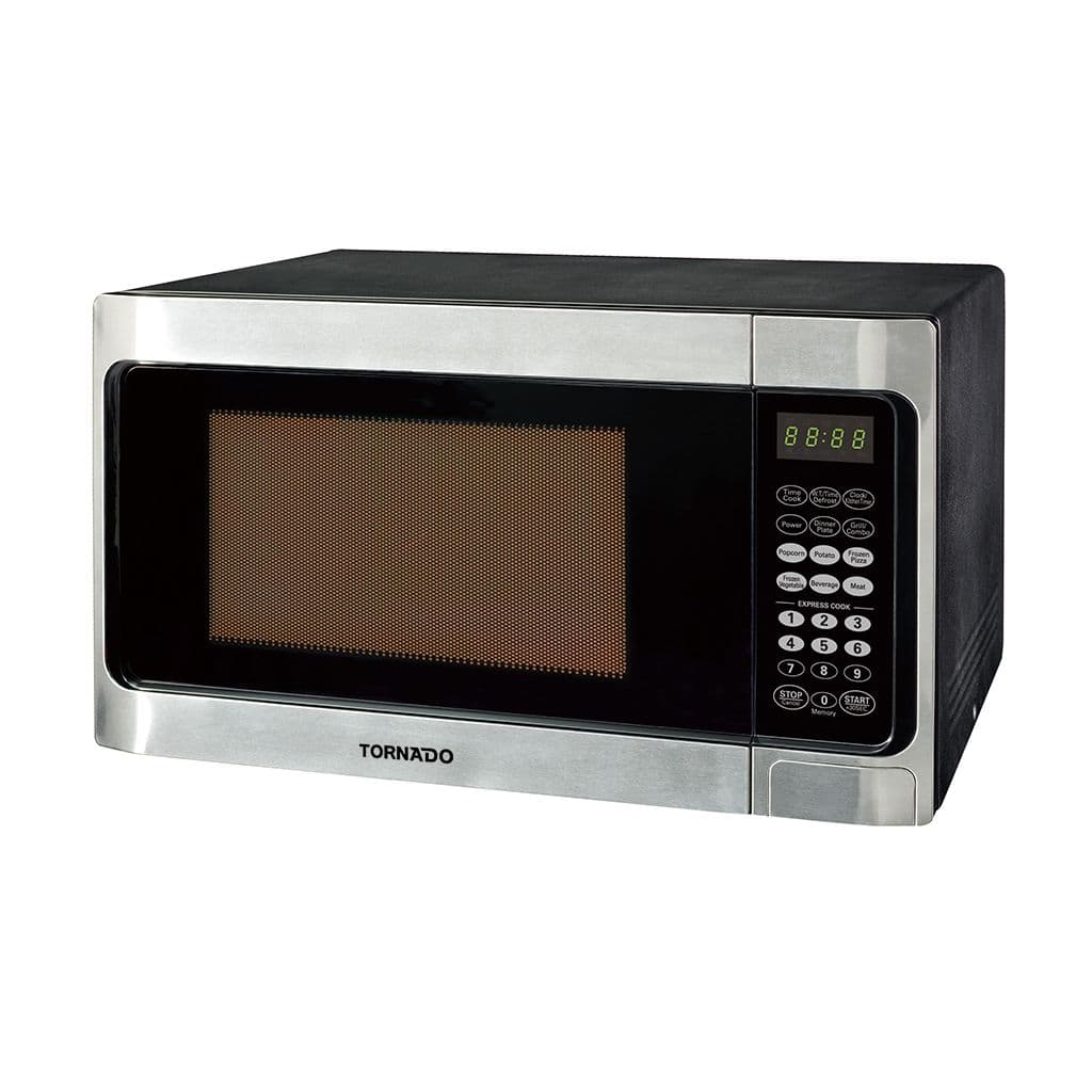 Tornado Microwave, 36 Liters, 1000 Watt, Grill, Digital, TMD36GESS - Silver