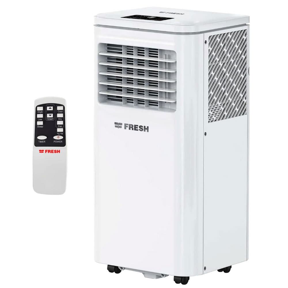 Fresh Portable Air Conditioner 1050 Watt With Cold Refrigerant Only 1.25 HP - White - 1743