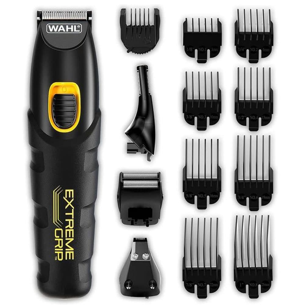 Wahl Multi Hair Trimmer 8 in 1 with 10 Comb Attachments - Black - 09893-1926
