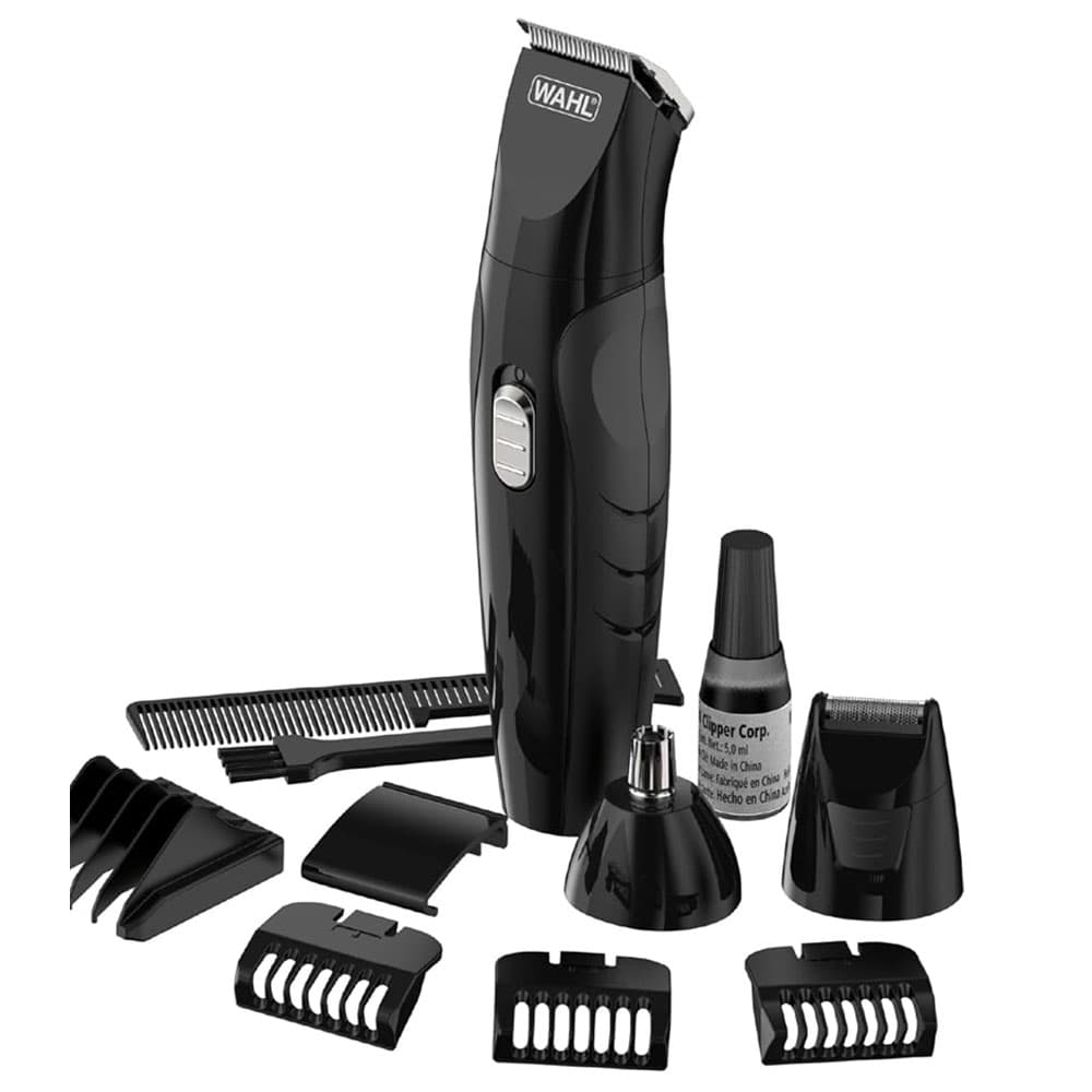 وول ماكينة تهذيب الشعر عالية الأداء ورؤوس تهذيب متعددة للعناية المتعددة 6 في 1 - اسود - 09685-017