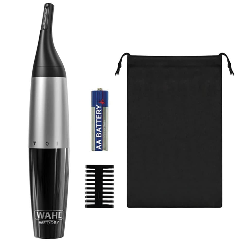 Wahl Precision Ear Nose And Eyebrow Hair Trimmer - Black*Stainless Steel - 055603917