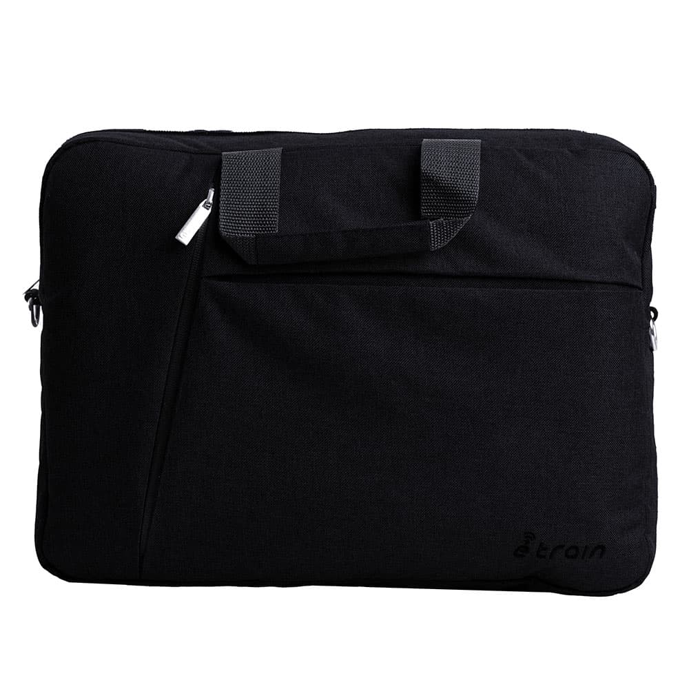 E-train (BG11B) Laptop Messenger Shoulder Bag up to 15.6" - Black