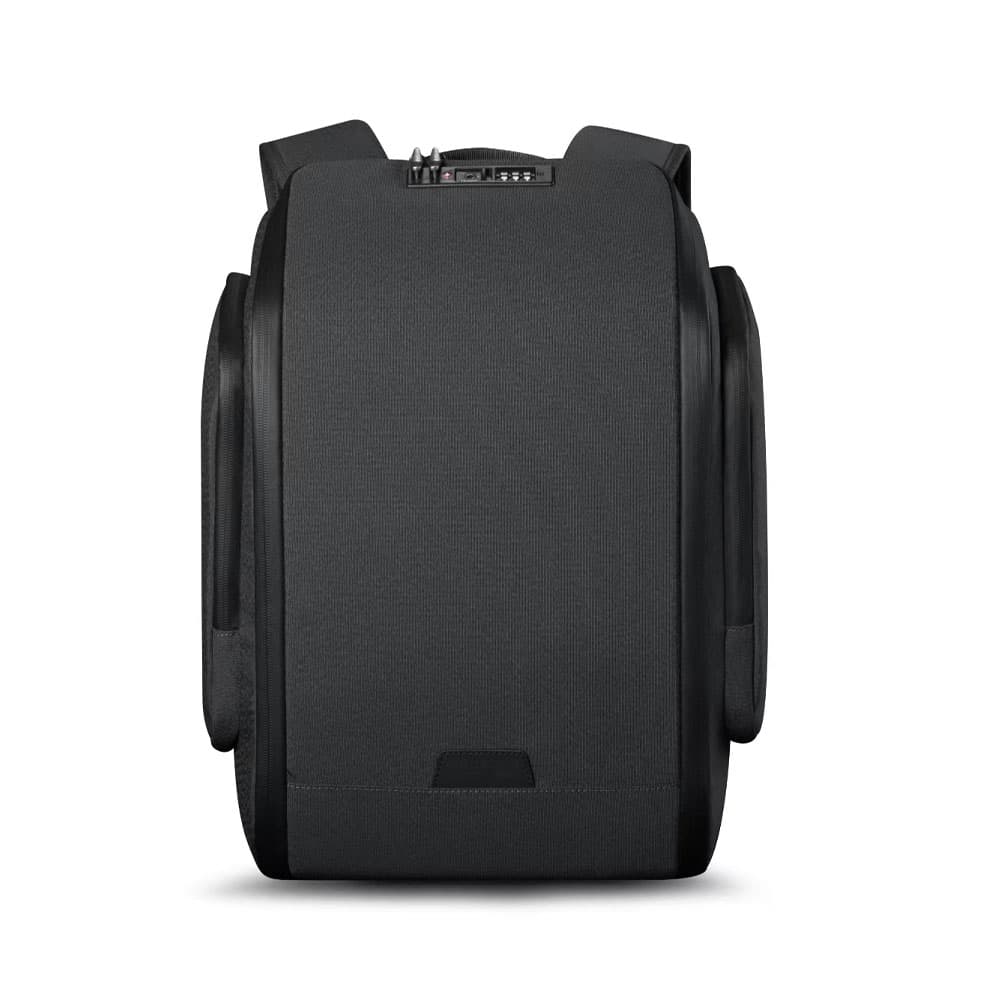 L'avvento (BG146) Anti-theft Laptop Backpack, Made by High Quality Polyester With Zipper Puller fits up to 15.6" Digital Lock - Black
