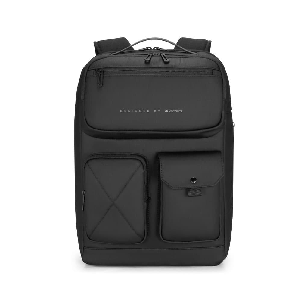 L'avvento (BG427) Discovery Laptop Backpack 15.6" - Black