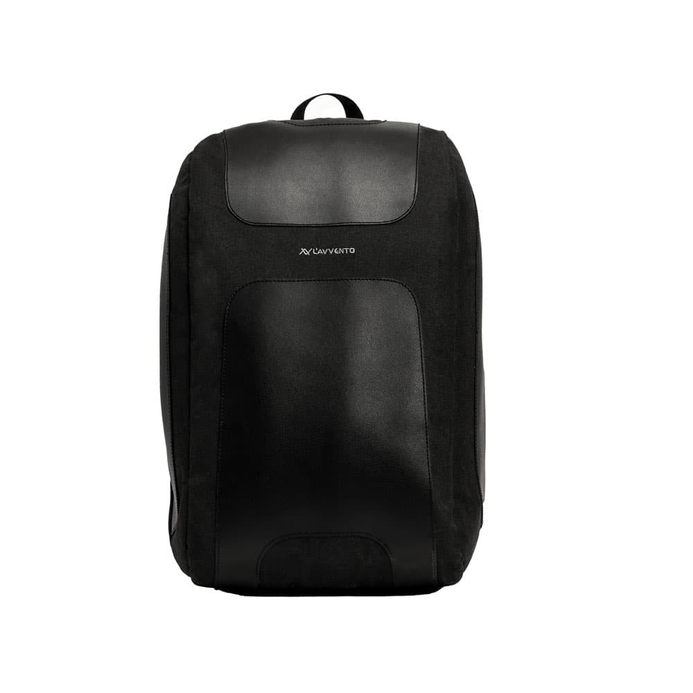 L'AVVENTO (BG56B) Discovery Laptop Backpack fit up to 15.6” Laptops ,Padded Tablet and iPad Compartment - Black