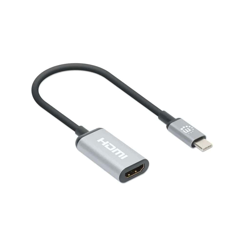 مانهتن محول من Type-C Male إلي HDMI Female - أسود