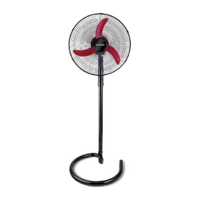 فريش مروحة ستاند 20 بوصة الشبح - أسود