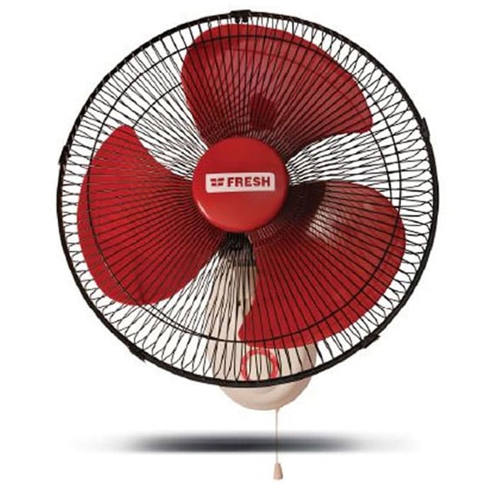 فريش مروحة حائط بريلينت 16 بوصة 3 سرعات - 3 ريشة - احمر