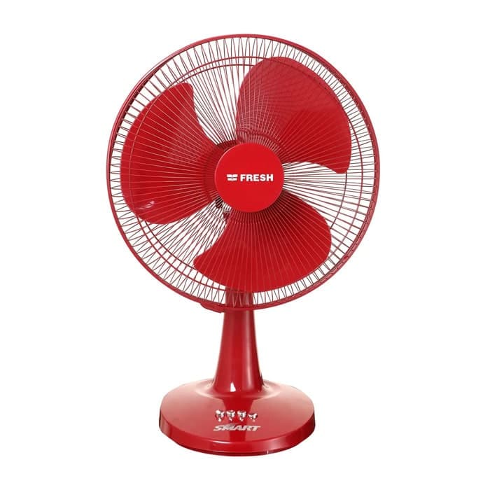 Fresh Fan Desk Smart 16 Inch With 3 Speed and 3 Blades - Red